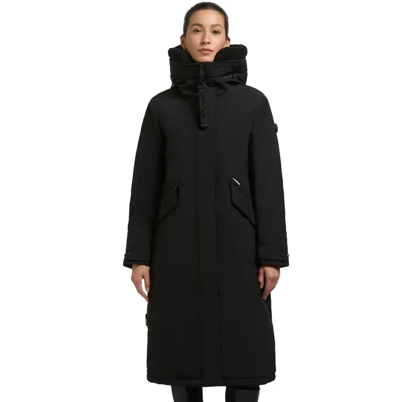 khujo Agneta2 Wintermantel Black-9
