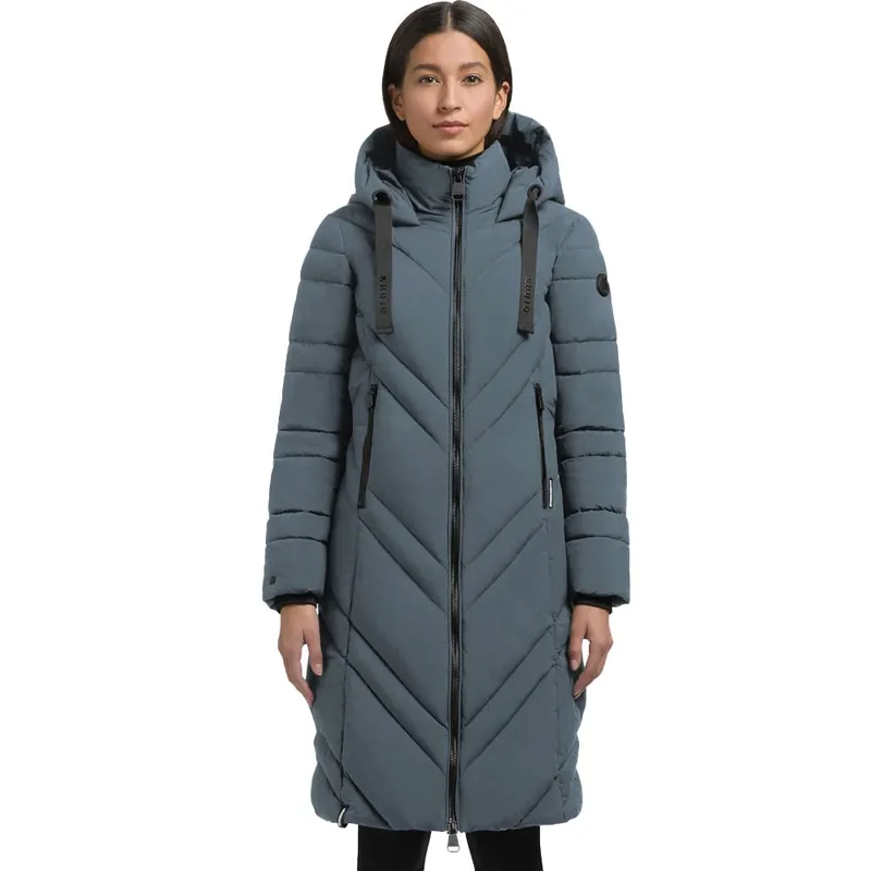 khujo Bibb Wintermantel Dim Blue-9