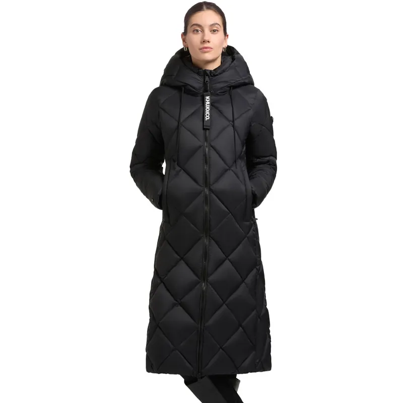 khujo Linda Steppmantel Black-9