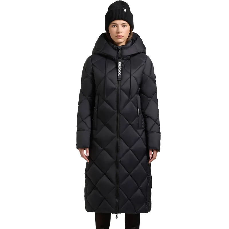 khujo Cilia Steppmantel Black-9