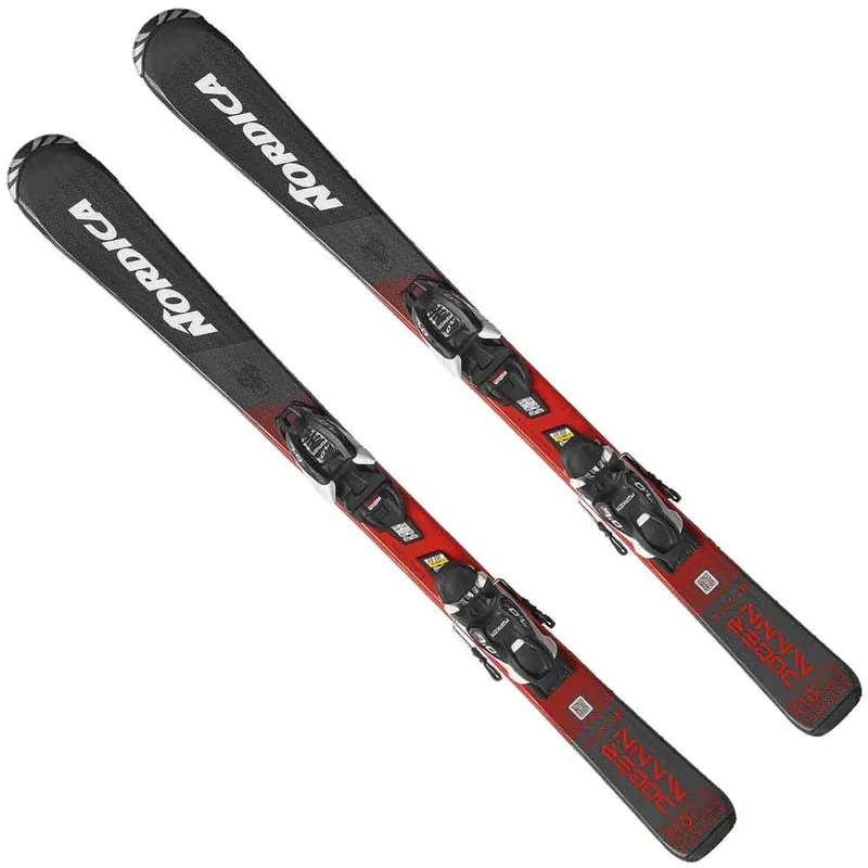 Nordica Team JR Kinder-Ski Black/Red-