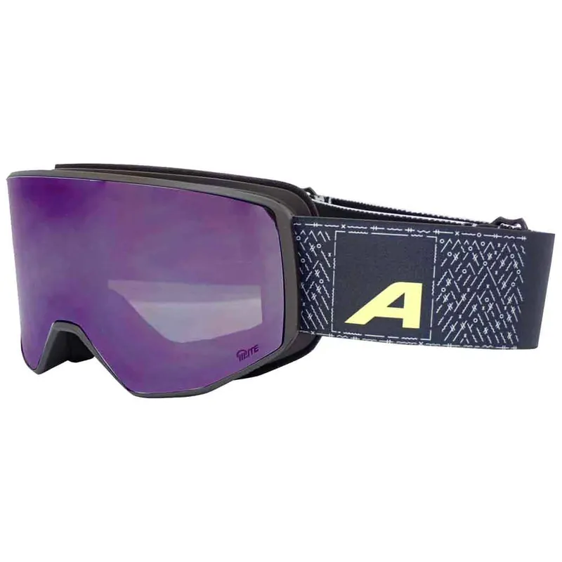 Alpina Venet Q-Lite Skibrille Litoff Black/Yellow-