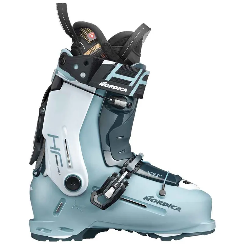 Nordica HF Pro 105 W GW Skischuhe Light Blue/White/Green- 23.5 - Nur noch 1 auf Lager
