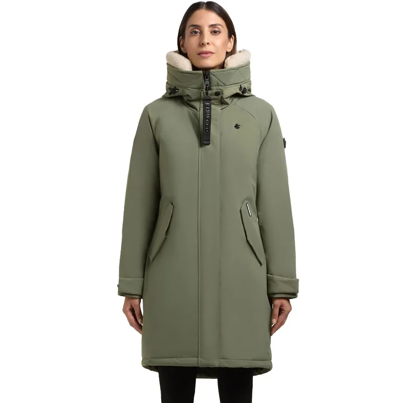 khujo Semie3 Winterparka Muted Green-9