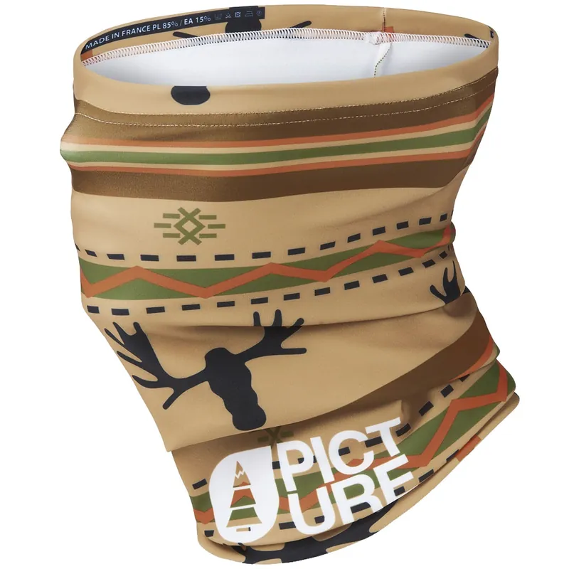 Picture Neckwarmer Skimaske Elk Print-