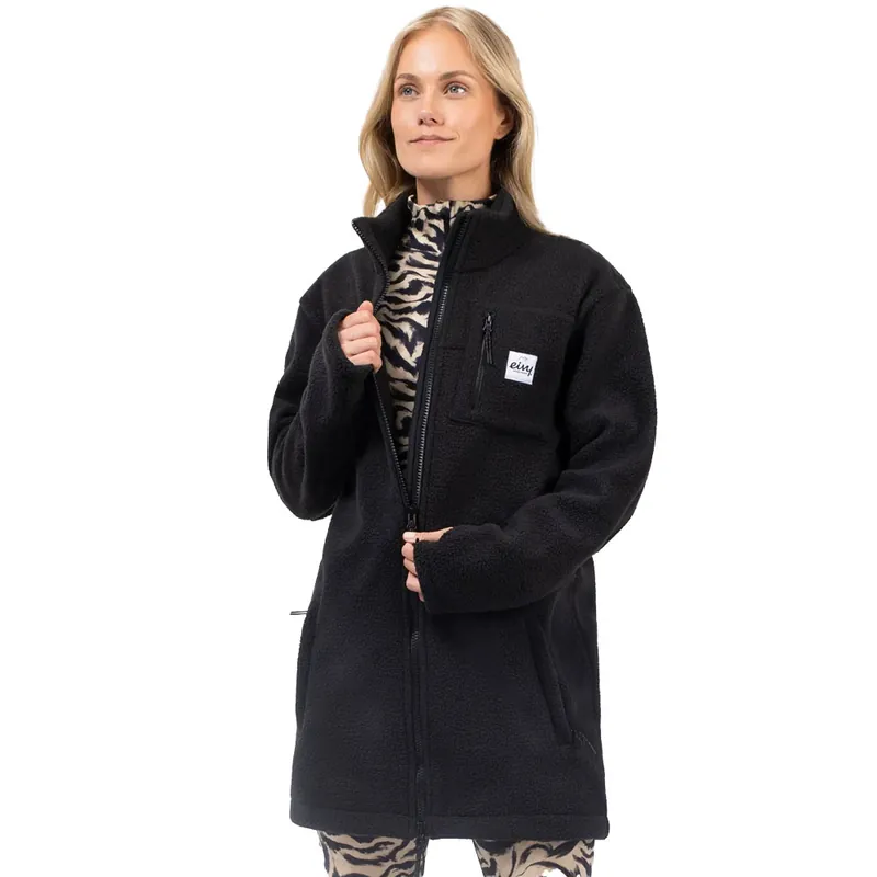 eivy Versa Sherpa Coat Fleecemantel Black- M