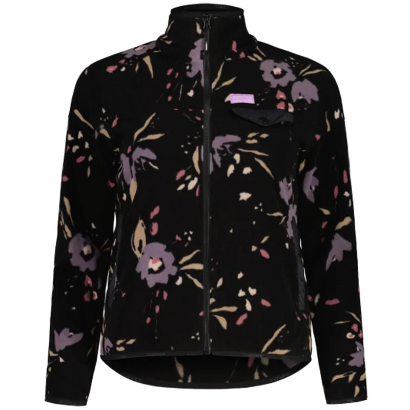 Maloja BocanaM. Fleecejacke Deep Black Brushflower-9