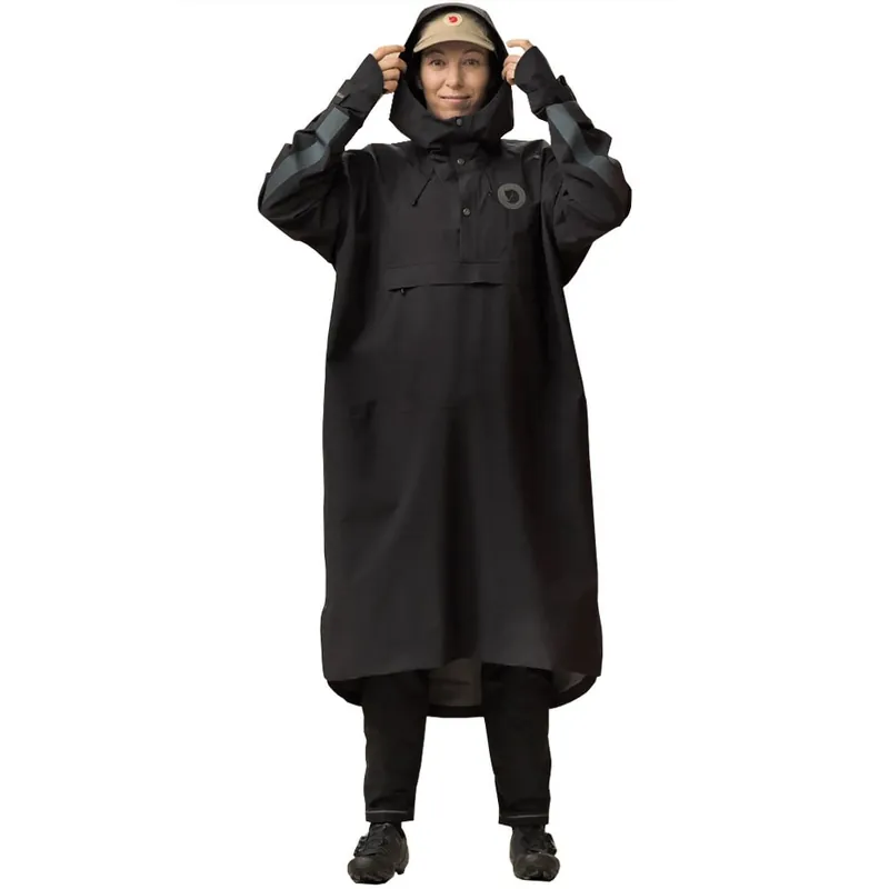 Fjällräven Hoja Rain Fox Regenmantel Black- S/M