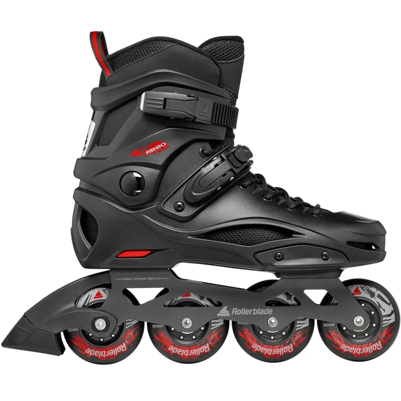 Rollerblade RB 80 Inliner Black/Red- 36.5
