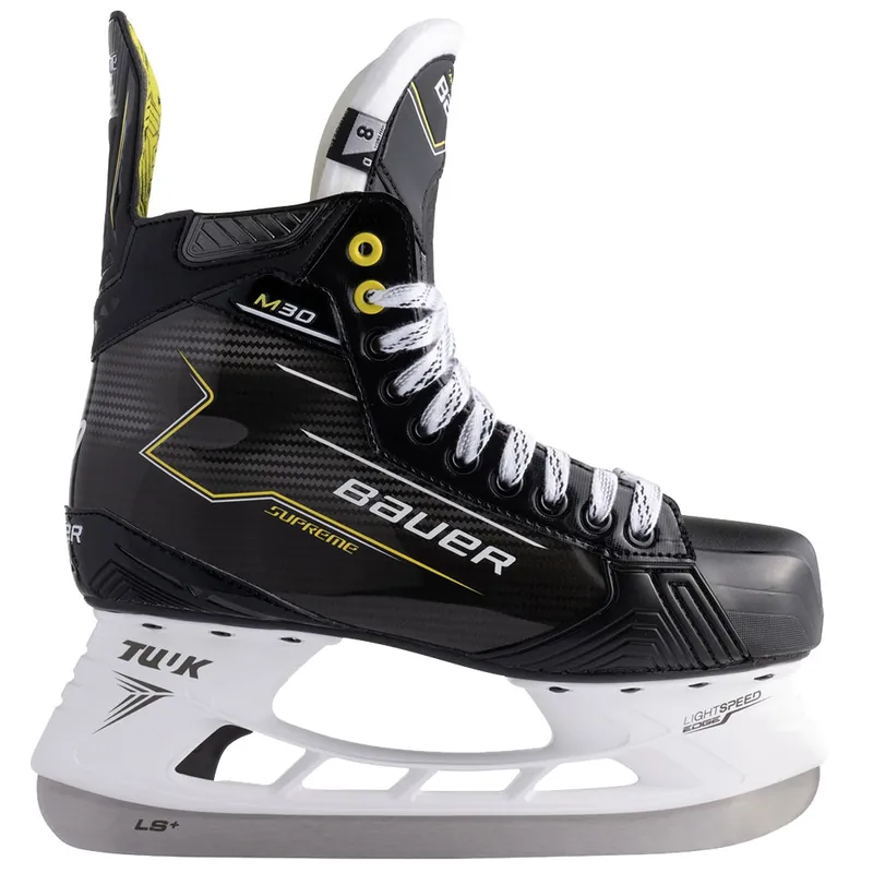Bauer Supreme M30 Senior 2E Eishockey-Schlittschuhe Black/White-9