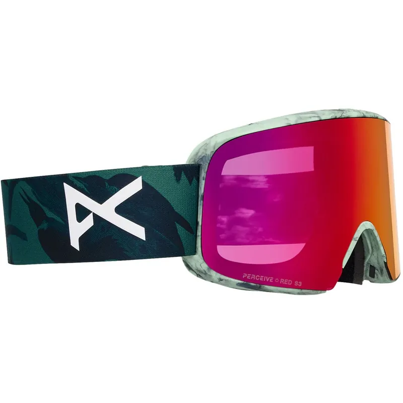 Anon M6 Snowboardbrille Family Tree/Perceive Sunny Red Burst-