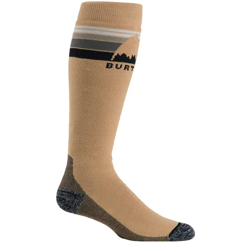 Burton Mens Emblem Midweight Wintersportsocken Summit Taupe-9
