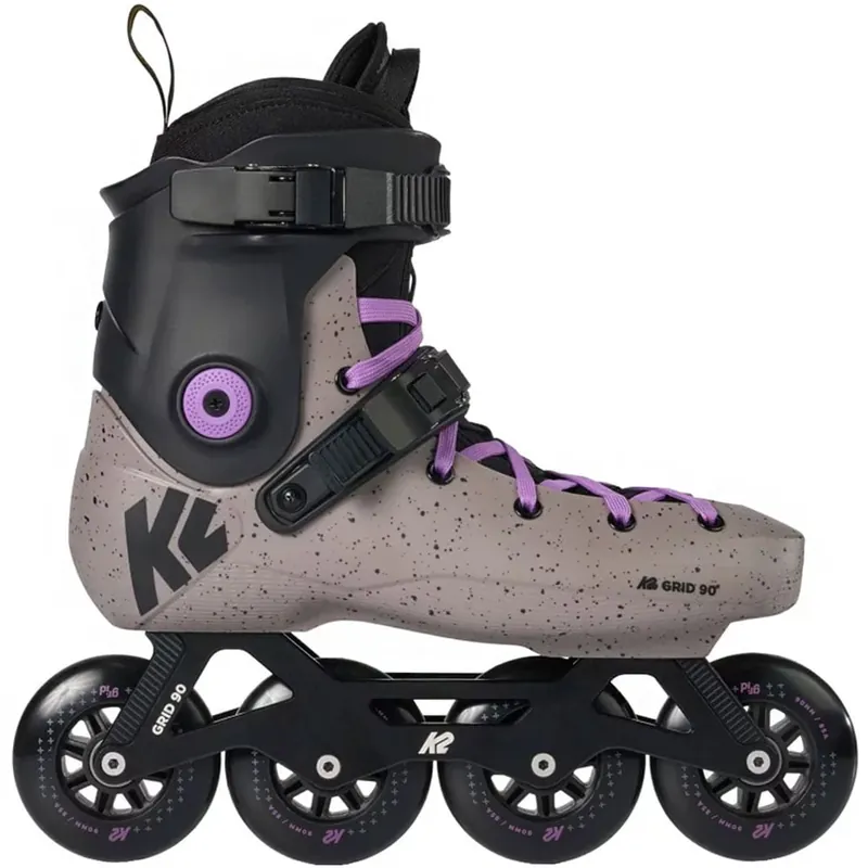 K2 Grid 90 Fitness-Skates Gray Purple- 36.5 - Nur noch 1 auf Lager