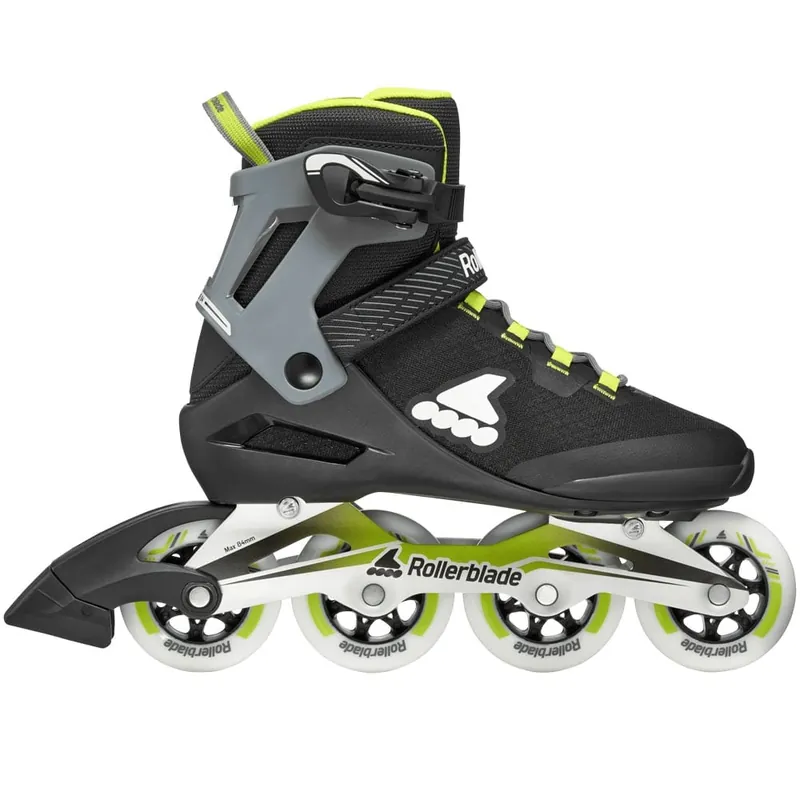 Rollerblade Macroblade 84 Inliner Black/Neon Green- 38/38.5 - Nur noch 1 auf Lager