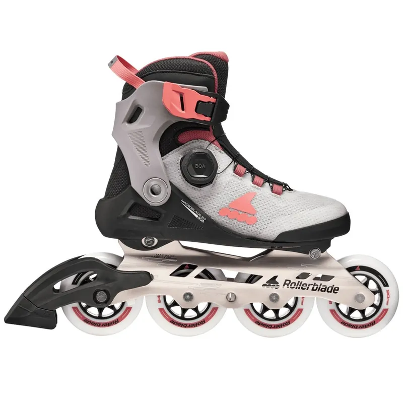Rollerblade Macroblade 90 BOA Fitness-Inliner Grey/Amethyst Rose- 36.5/37