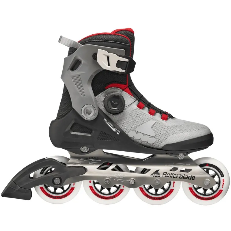 Rollerblade Macroblade 90 BOA Fitness-Inliner Black/Grey/Red- 38/38.5