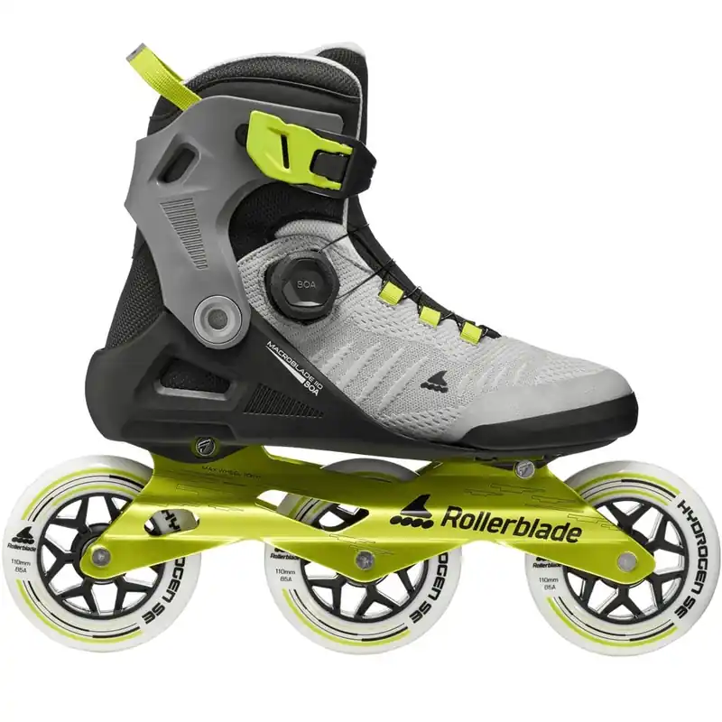 Rollerblade Macroblade 110 BOA Inliner Black/Grey/Lime- 35/36