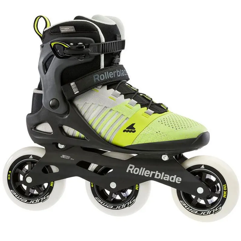 Rollerblade Macroblade 110 3WD Inliner Grau/Gelb- 38
