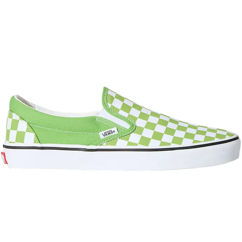 Vans Classic Slip-On Checkerboard Slipper Lime Burst- 36 - Nur noch 1 auf Lager