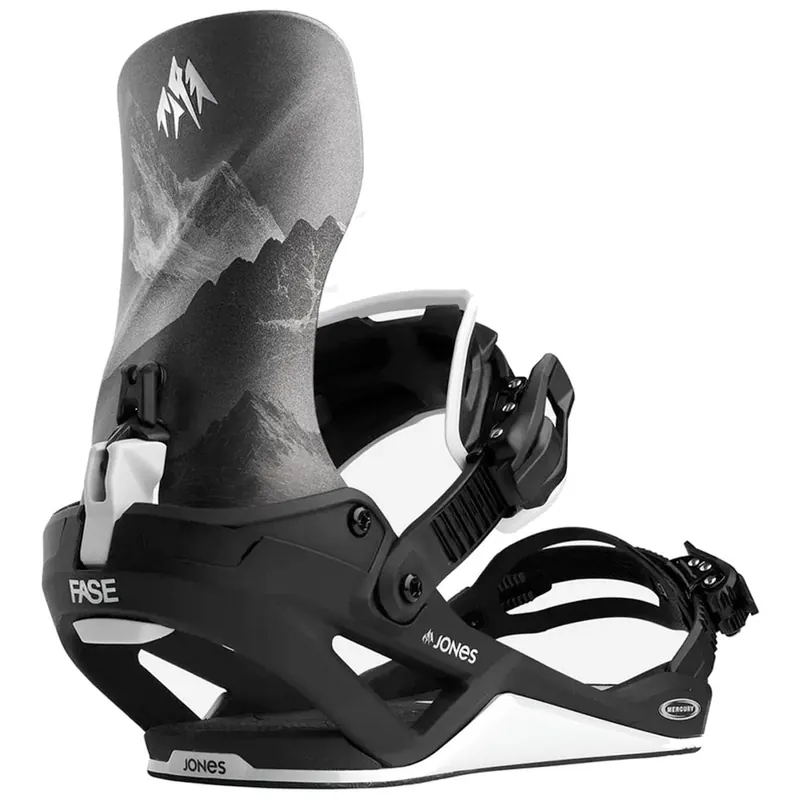 Jones Mercury FASE Snowboardbindung MTN Black Silver- M