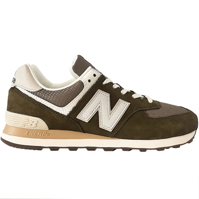 New Balance 574 Sneaker Calcium/Dark Silver Metallic- 40.5 - Nur noch 1 auf Lager