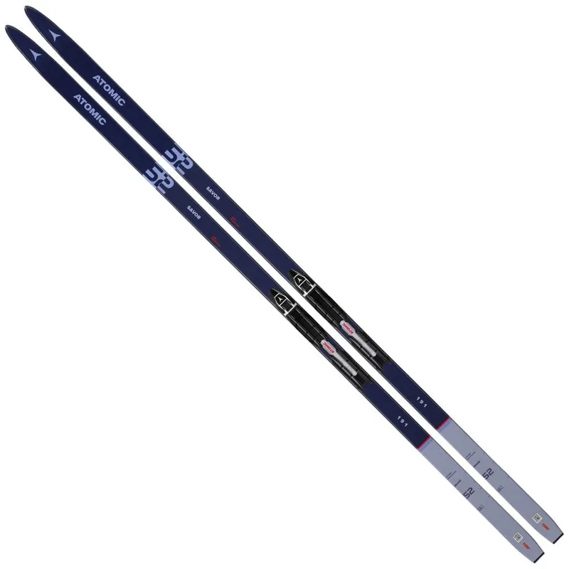 Atomic Savor 52 Grip FUNDGRUBE Langlaufski Blue/Grey/Red-