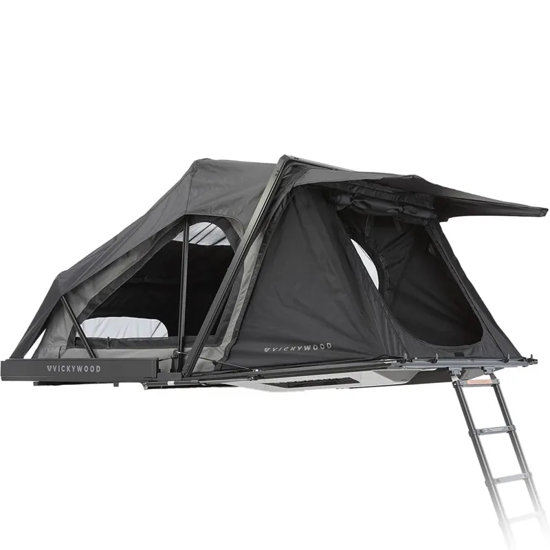 VICKYWOOD Maple 155 Hybrides Hartschalen-Dachzelt Grau-