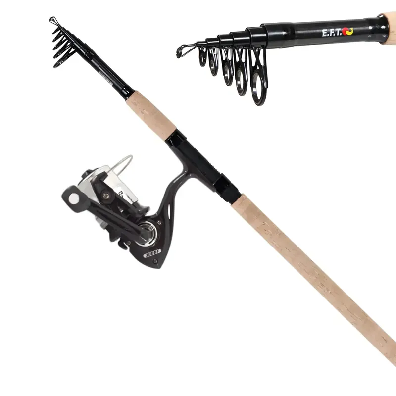 EFT Walker Tele Forelle 3.10m 3-25g Combo mit Spin CO 3000 F Mono bespult mit 0,25mm Monofile