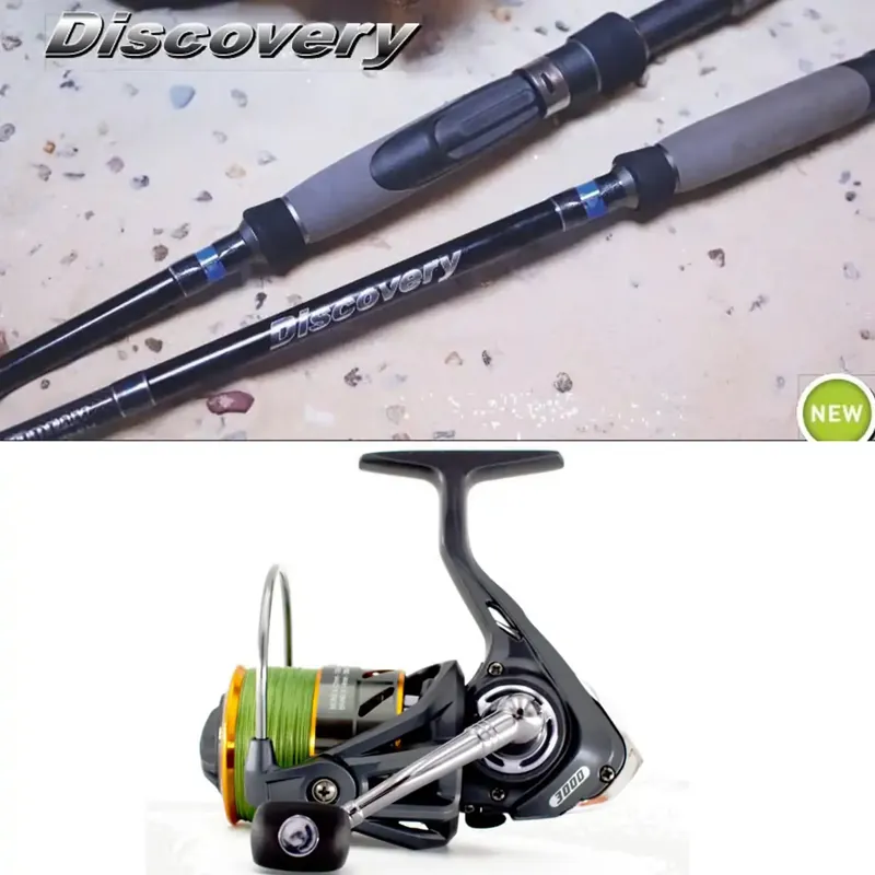 Combo Discovery Spin M 2,51m 7-28g Alu Pro 3000 Braid 8X Braid 0.14mmx200m Moose Green Spin Combo