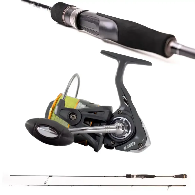 Combo Taipan Spin 50 2.70m 50g CO3500 F Braid 4X Braid 0.16mmx200m Moose Green Spin Combo
