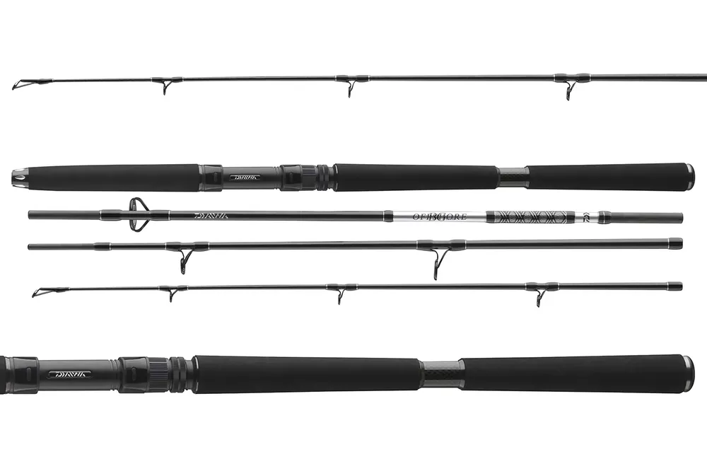 DAIWA BG Offshore Travel 804XH 4tlg 50-200g 2.40m Reise-Pilkrute