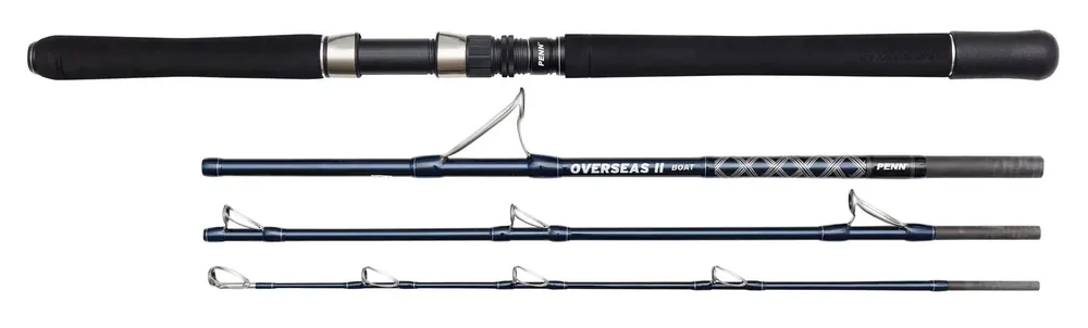 PENN Overseas II Boat Rod 2.10m 30lb 4-Teilig H-F