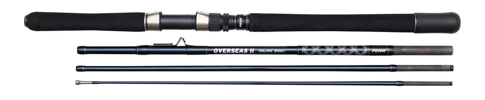 PENN Overseas II Inline Boat Rod 2.10m 20lb 4-Teilig MH-F