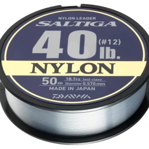 DAIWA Saltiga Nylon Leader transparent 0.57mm 18.10kg 50m Vorfachs monofile Angelschnur