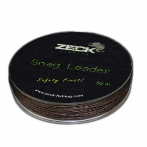 ZECK FISHING Snag Leader 0,90mm 50m, geflochtene Wallervorfachschnur