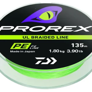 DAIWA Prorex UL Finesse Braid chartreuse PE0.25 1.80kg 135m