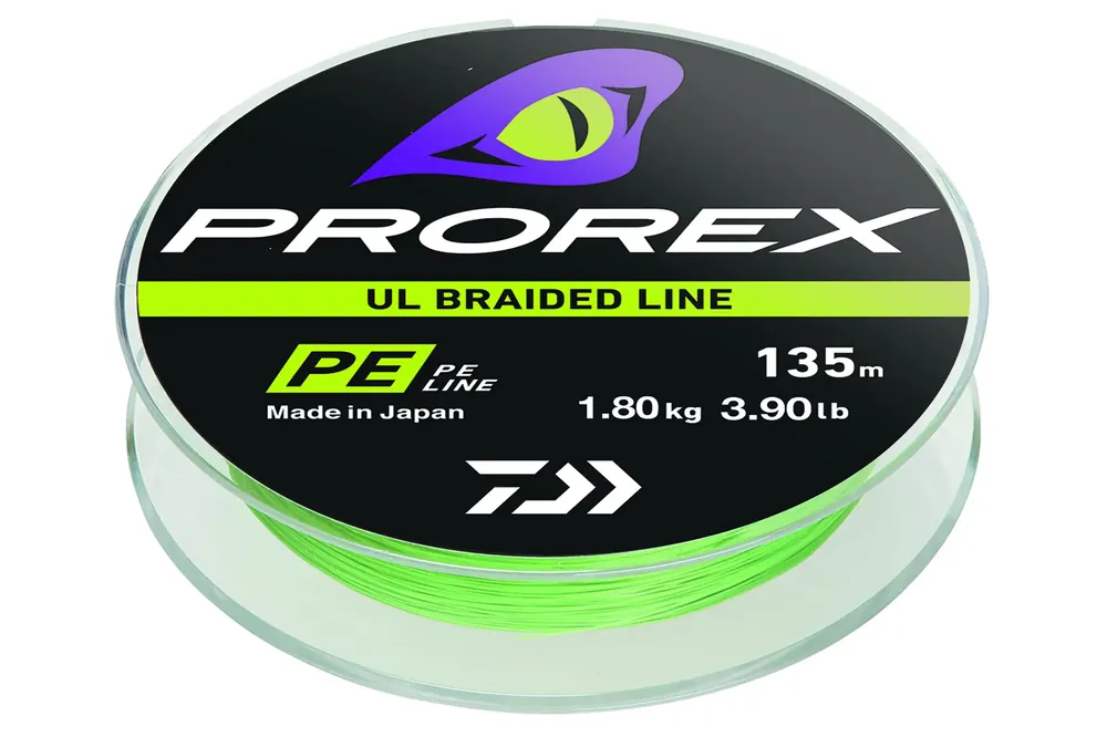 DAIWA Prorex UL Finesse Braid chartreuse PE0.25 1.80kg 135m