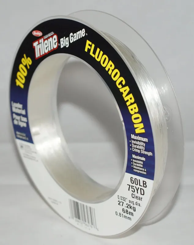 BERKLEY Big Game Fluorocarbon Leaders Clear 0.56mm 91m 13.6kg