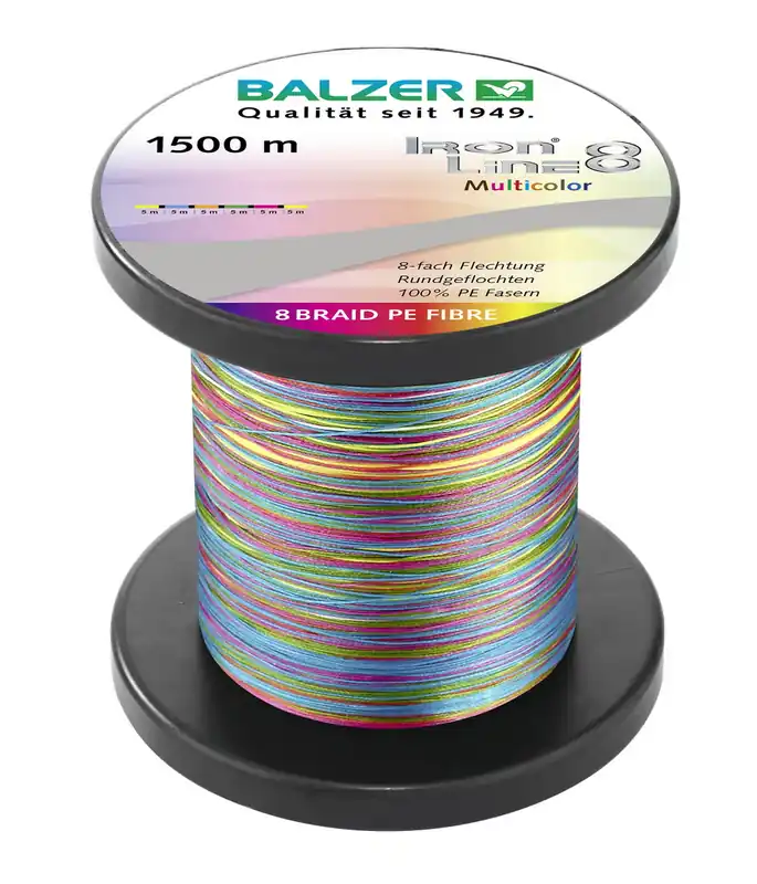 BALZER Iron Line 8 Multicolor 1500m 0,15mm 10,7kg