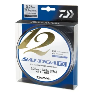 DAIWA Saltiga 12 Braid EX+Si multi-color 0.14mm 12.20kg 600m