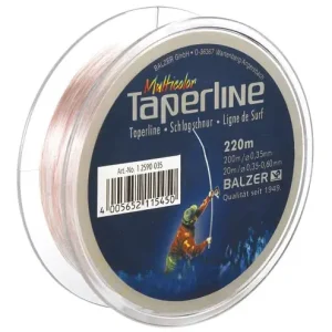 Balzer TaperlineSurf 0,35mm-0,60mm 220m, monofile Angelschnur, verjüngend