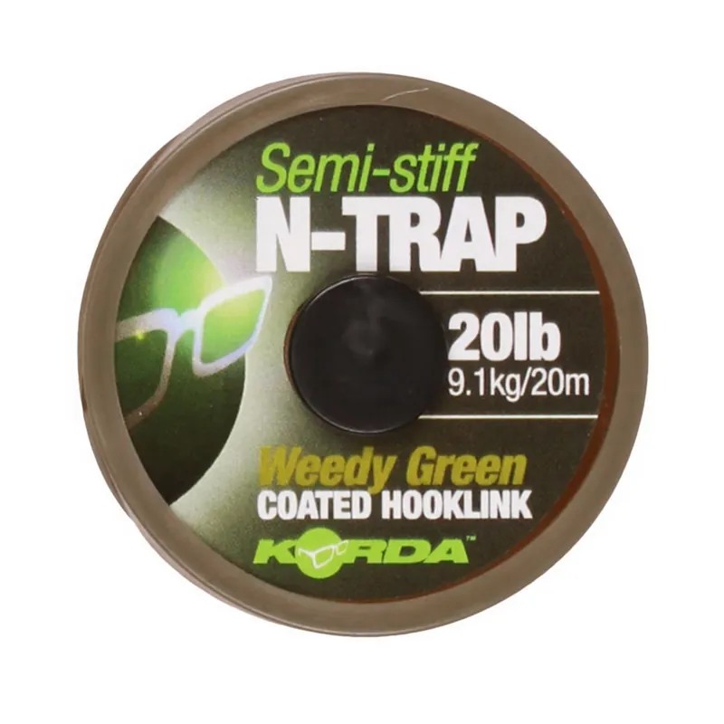 KORDA N-TRAP Semi -Stiff 20m Green - 20lb