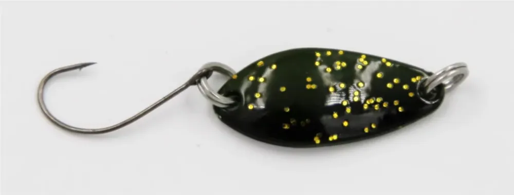 EFT Trout Sailor Spoon 2.5g olive black gold glitter