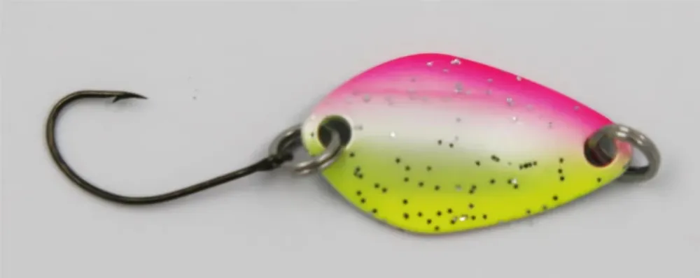 EFT Trout Swift Spoon 2.2g orange white glitter