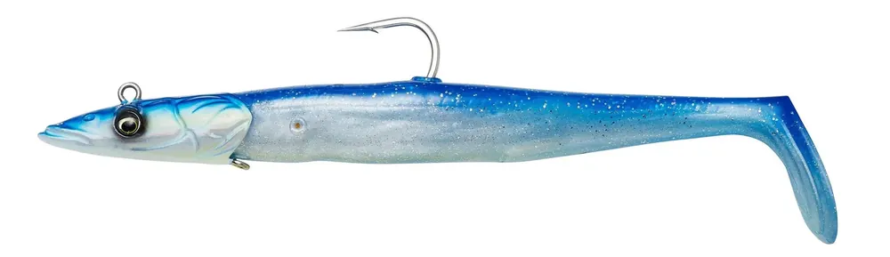 SAVAGE GEAR Sandeel V2 12cm 22g S blue pearl silver 2+1