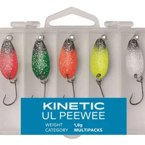 KINETIC UL PeeWee Mix 5st Forellenblinker, Spoon