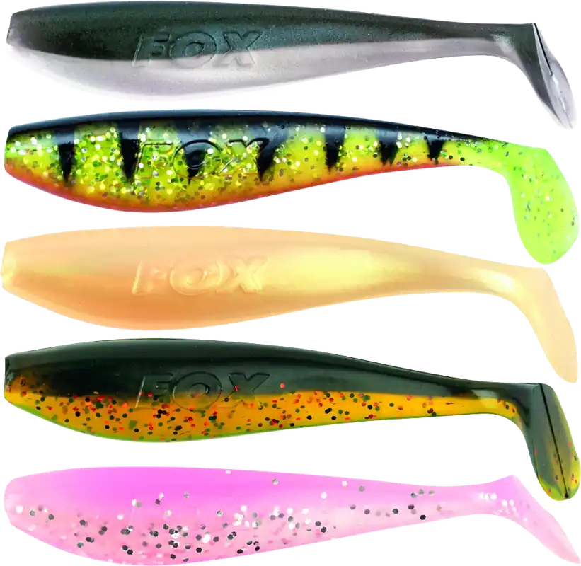 FOX RAGE Zander Pro 7.5cm UV mixed colour pack x 5pcs