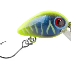BALZER Wobbler Trout Crank mit Einzelhaken Gelb-Blau3cm