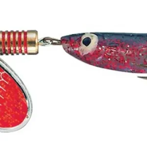DAM Minnow Spinner 4 Red/Glitter 13g
