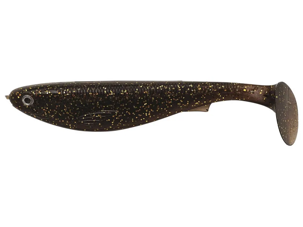 KINETIC Playboy 70mm 4g Black Glitter 1st Gummifische Softbaits